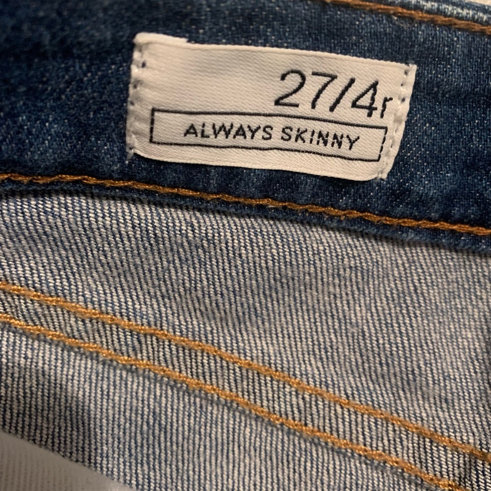 Gap 1969 Always skinny denim ankle jeans sz 4R - Picture 3 of 5